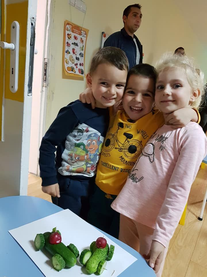 Плодови и зеленчукови човечета - ДГ 18 Пчелица - Казанлък